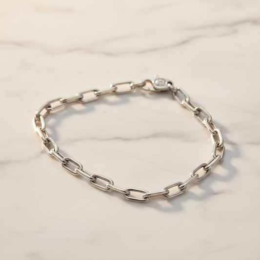 Cartier Spartacus Bracelet White Gold (18K) No Stone Charm Bracelet Silver