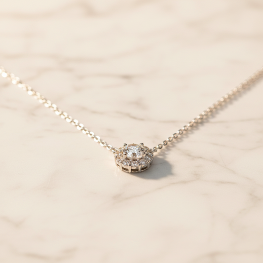 Graff Constellation Necklace White Gold (18K) Diamond Men,Women Fashion Necklace Carat/0.2 (Silver)