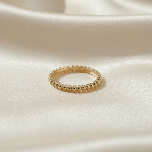 Van Cleef & Arpels Perles Small Ring Pink Gold (18K) Fashion No Stone Band Ring Pink Gold