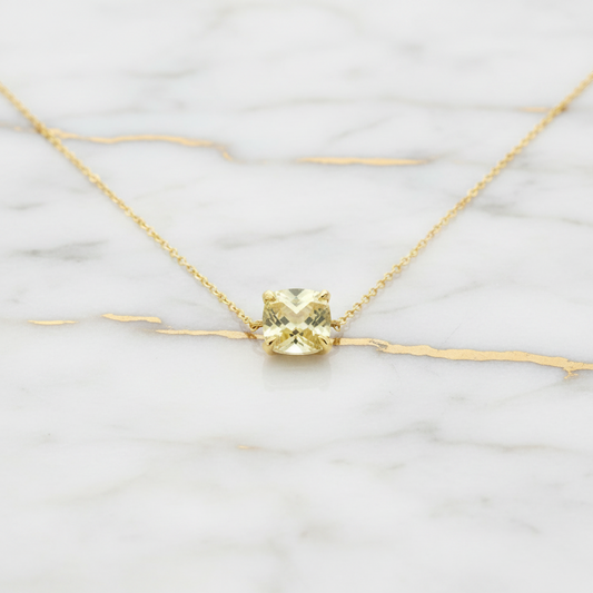 Tiffany Sparkler Necklace Yellow Gold (18K) Quartz Women,Men Fashion Pendant Necklace (Gold)