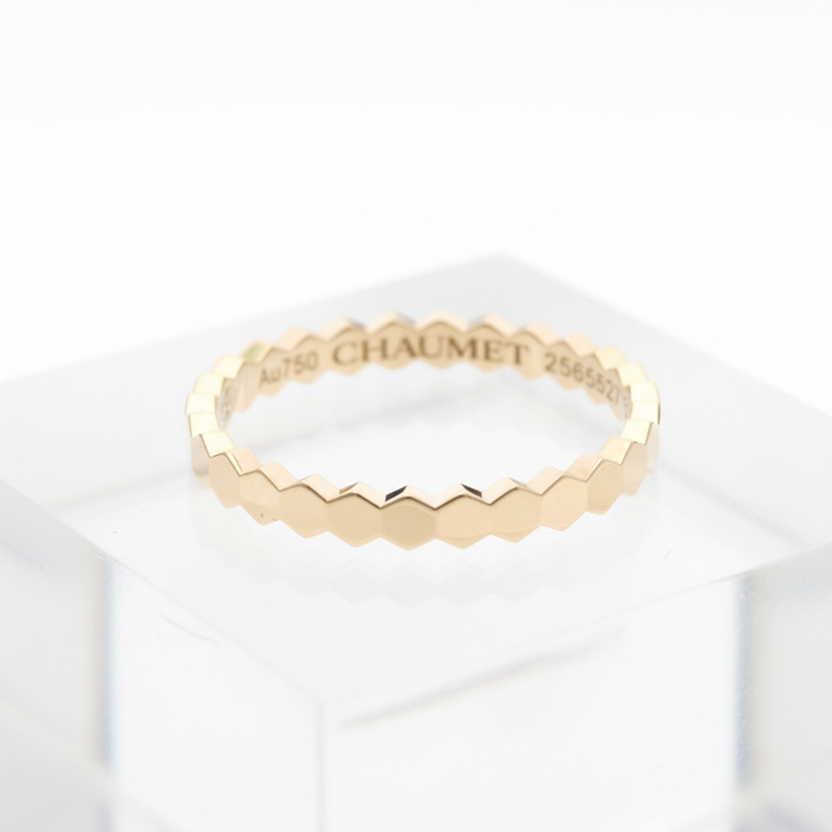 Chaumet B-de-Chaumet Ring Pink Gold (18K) Fashion No Stone Band Ring Pink Gold