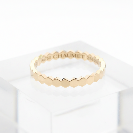 Chaumet B-de-Chaumet Ring Pink Gold (18K) Fashion No Stone Band Ring Pink Gold
