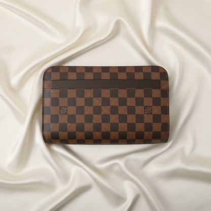 Louis Vuitton Damier Saint Louis N51993 Men,Women Clutch Bag Brown