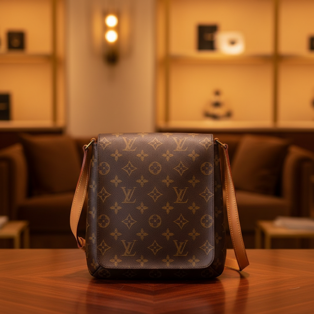 Louis Vuitton Monogram Musette Salsa Short Strap M51258 Women's Shoulder Bag Monogram