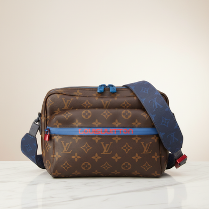 Louis Vuitton Monogram Kim Jones Pacific Bum Bag M43828 Men,Women Shoulder Bag Blue,Brown
