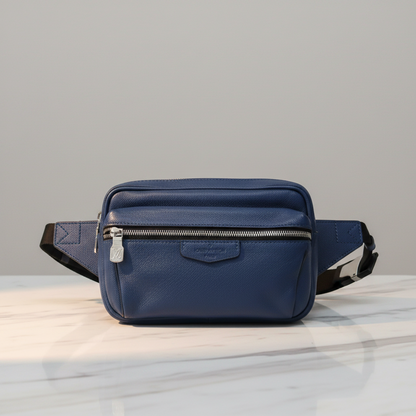 Louis Vuitton Taiga Bumbag Outdoor M33455 Men's Fanny Pack,Sling Bag Blue,Cobalt