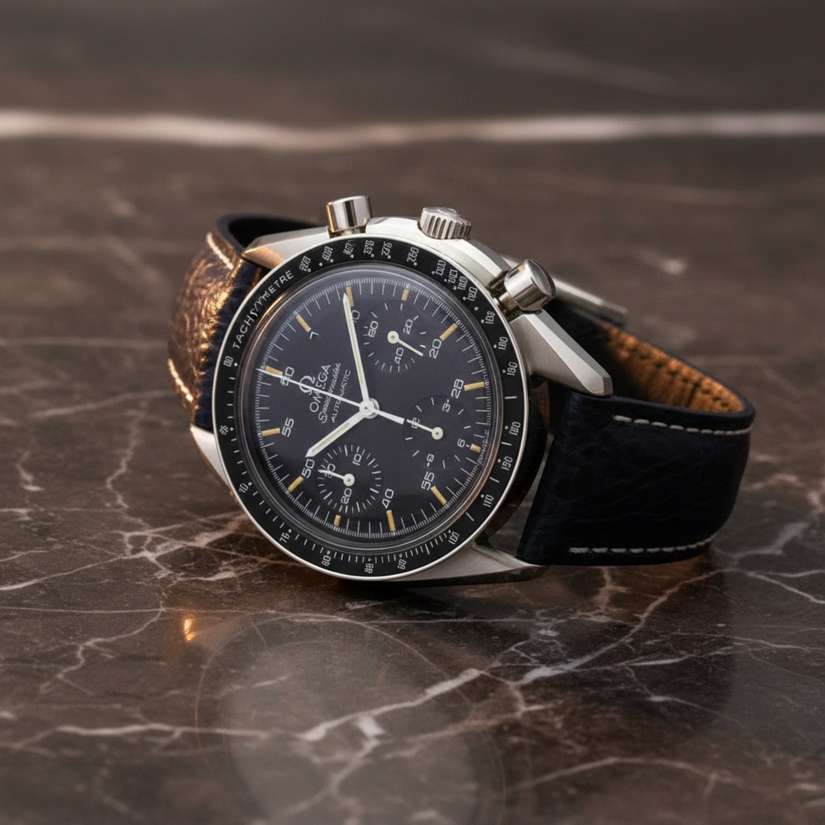 OMEGA Speedmaster Automatic Steel Mens Watch 3510.50 Polished