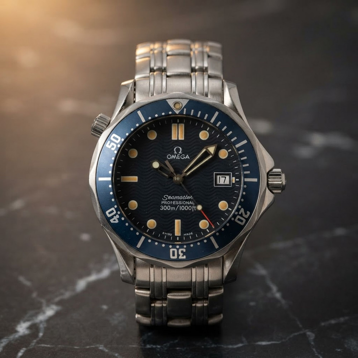 OMEGA Seamaster Professional 300M Steel Mid Size Watch 2561.80 Polished