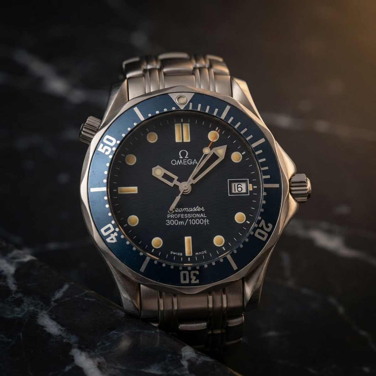 OMEGA Seamaster Professional 300M Steel Mid Size Watch 2561.80 Polished