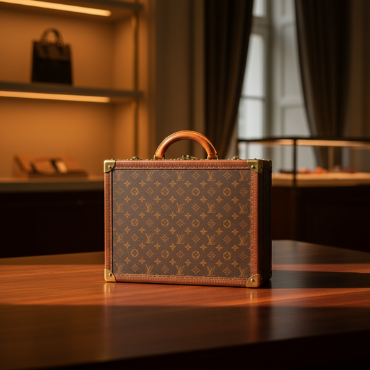 Louis Vuitton Monogram Cotteville 40 M21424 Men,Women Attaché Case,Handbag Brown