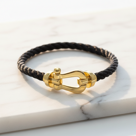 FRED Force 10 Large Bracelet 18K Yellow Gold