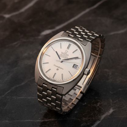 OMEGA Constellation Date Cal 564 Steel Automatic Watch 168.017 Vintage
