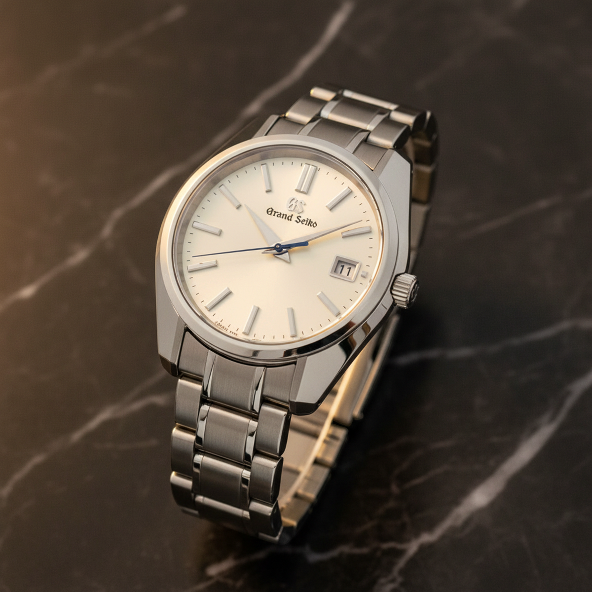 GRAND SEIKO Heritage Collection Steel Quartz Mens Watch SBGV205(9F82-0AA0) Polished