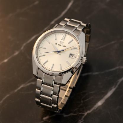 GRAND SEIKO Heritage Collection Steel Quartz Mens Watch SBGV205(9F82-0AA0) Polished