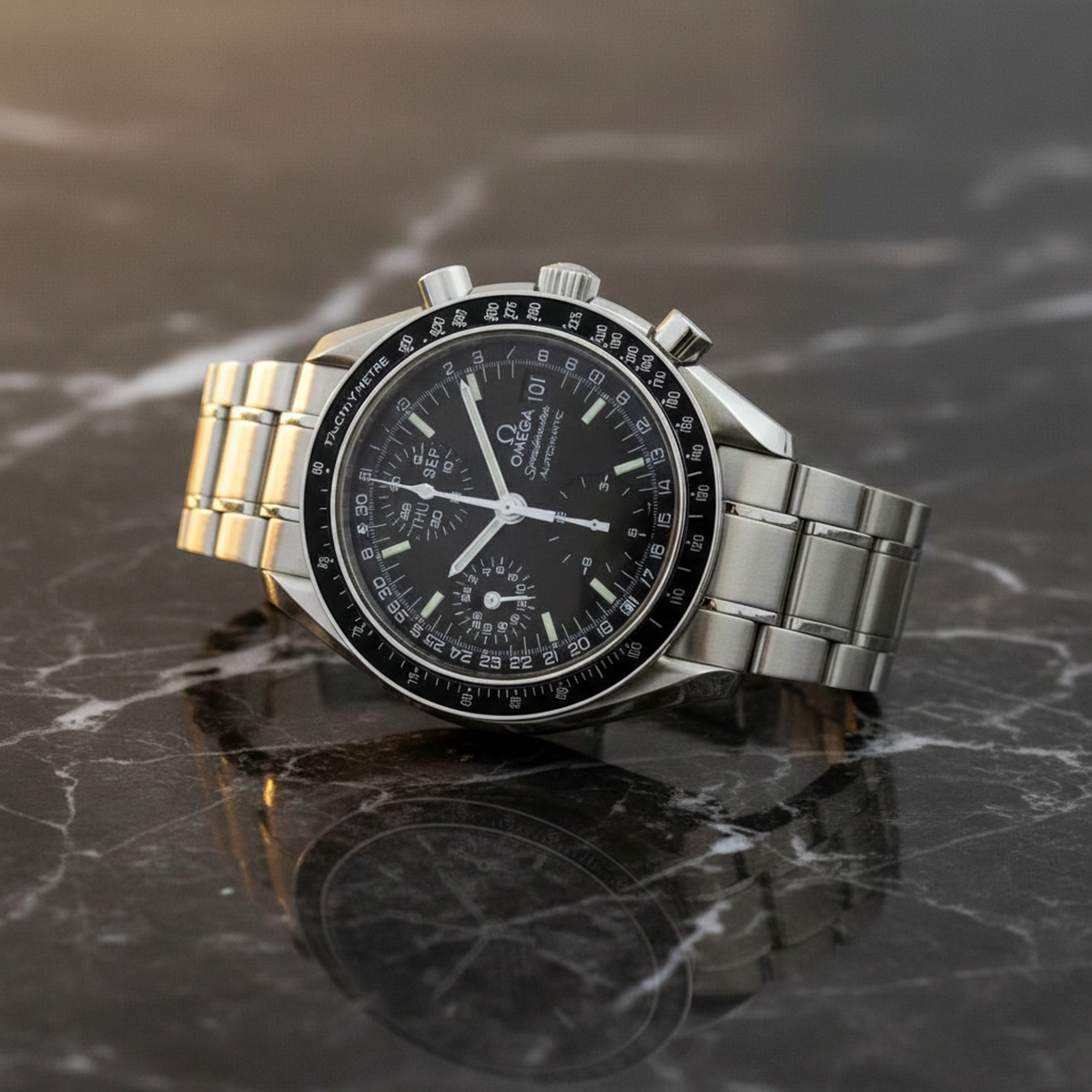OMEGA Speedmaster Mark 40 Steel Automatic Mens Watch 3520.50 Polished