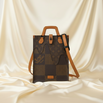 Louis Vuitton Damier Giant Abloh X NIGO Mini Tote N40355 Women,Men Handbag,Shoulder Bag Brown