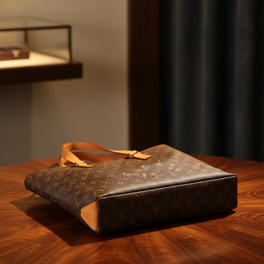 Louis Vuitton Monogram Cabas Mezzo M51151 Men,Women Tote Bag Brown