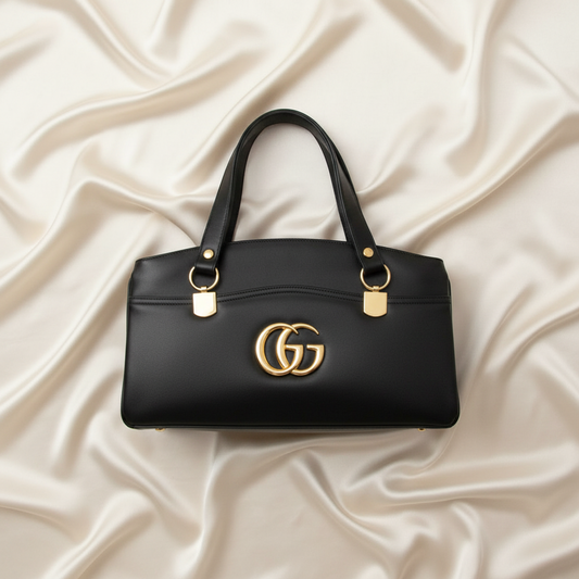 Gucci GG Marmont Arli Large 550130 Women's Leather Handbag,Shoulder Bag Black