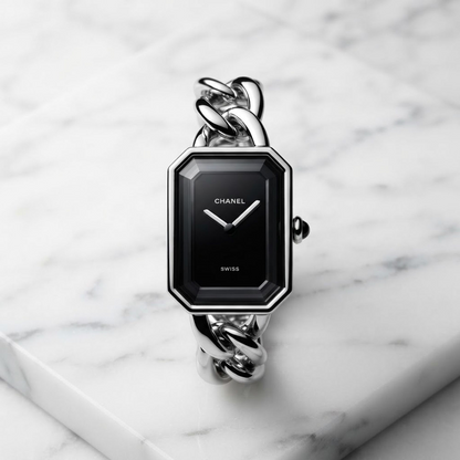 CHANEL Premiere Size L Steel Quartz Ladies Watch H0452 Polished