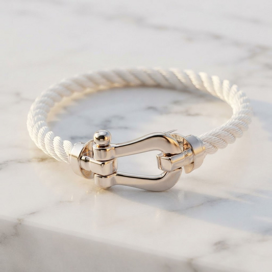 Fred Force 10 Bracelet White Gold (18K) No Stone Charm Bracelet Silver