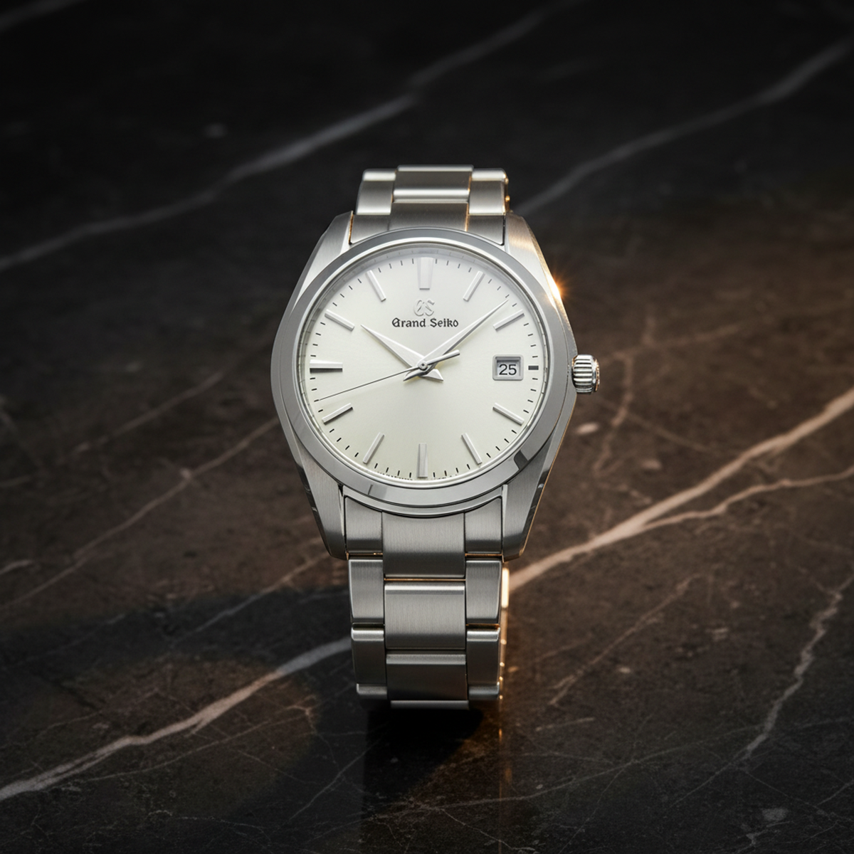GRAND SEIKO Heritage Collection Steel Quartz Mens Watch SBGX263(9F62-0AB0) Polished