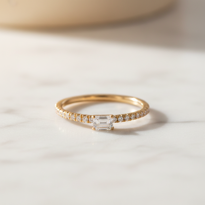 Cartier Etincelle Ring Pink Gold (18K) Fashion Diamond Band Ring Pink Gold
