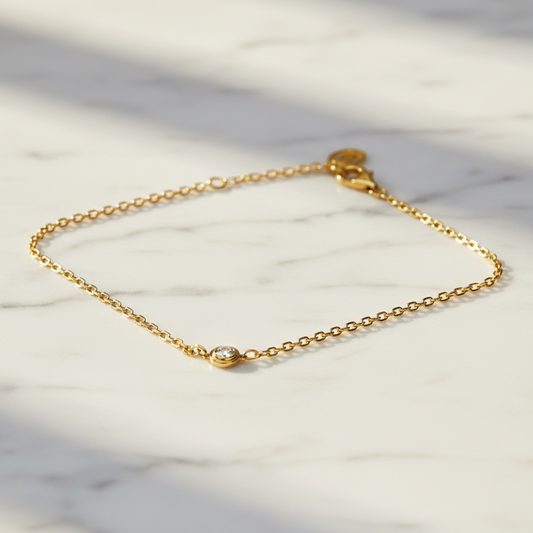Cartier d'Amour LM Diamond Bracelet 18K Yellow Gold