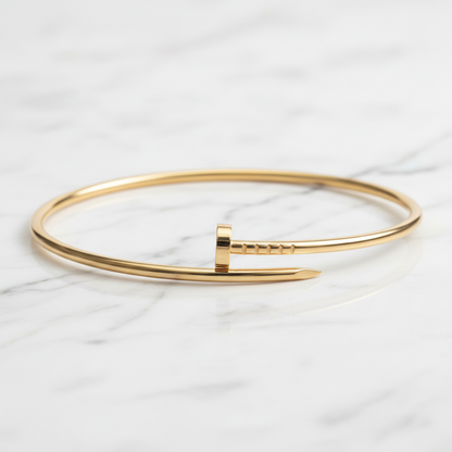 CARTIER Juste Un Clou Bangle SM Size19 18K Pink Gold Polished