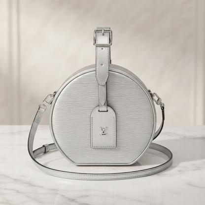 Louis Vuitton Petite Boîte Chapeau M53074 Women's Handbag,Shoulder Bag Silver