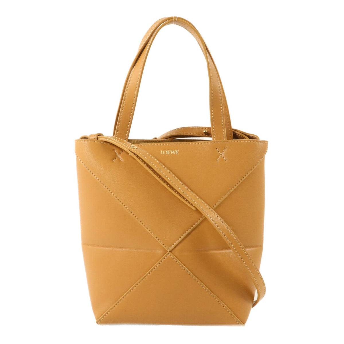 Loewe Mini Puzzle Fold Tote · Calfskin