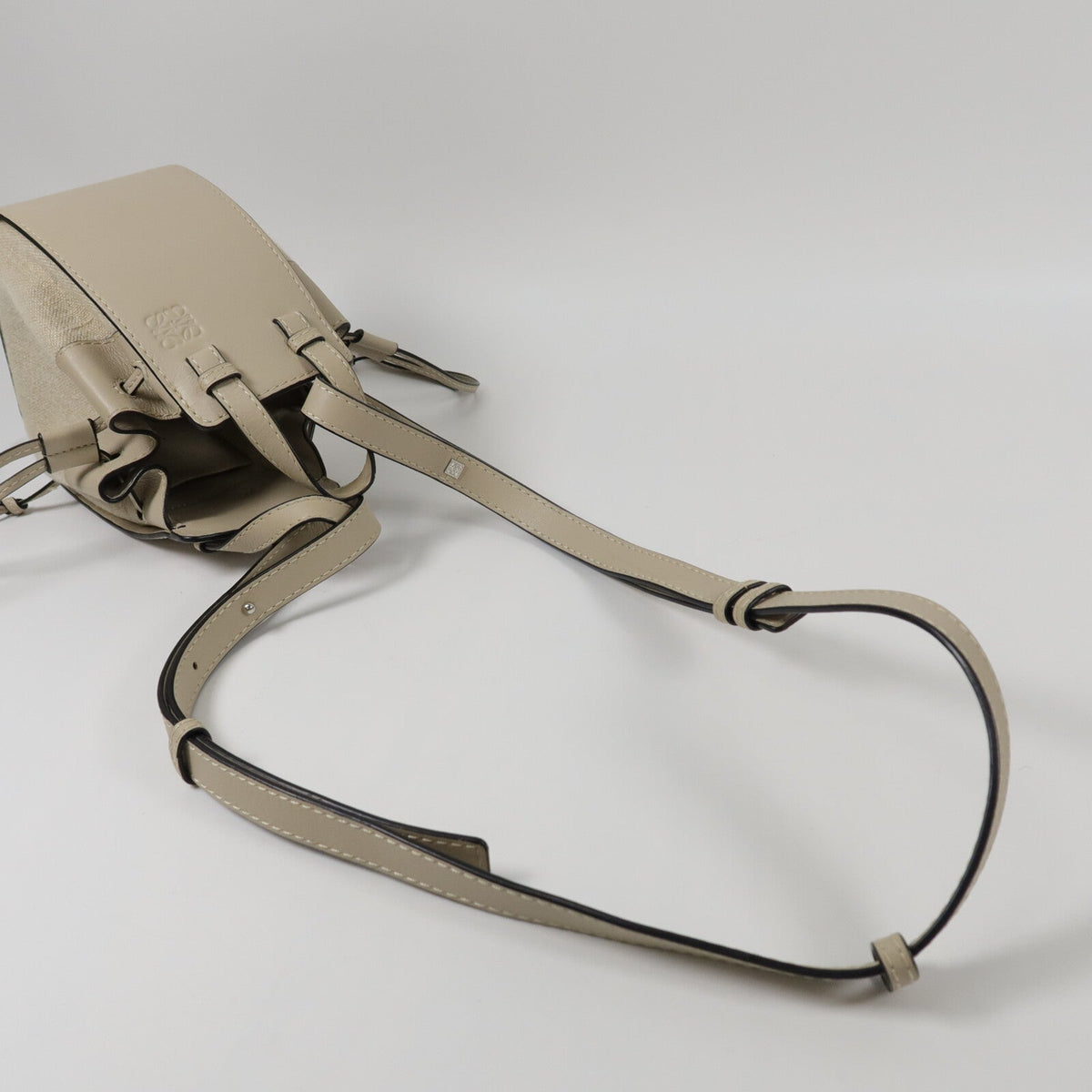 LOEWE Mini Hammock · Canvas & Calfskin