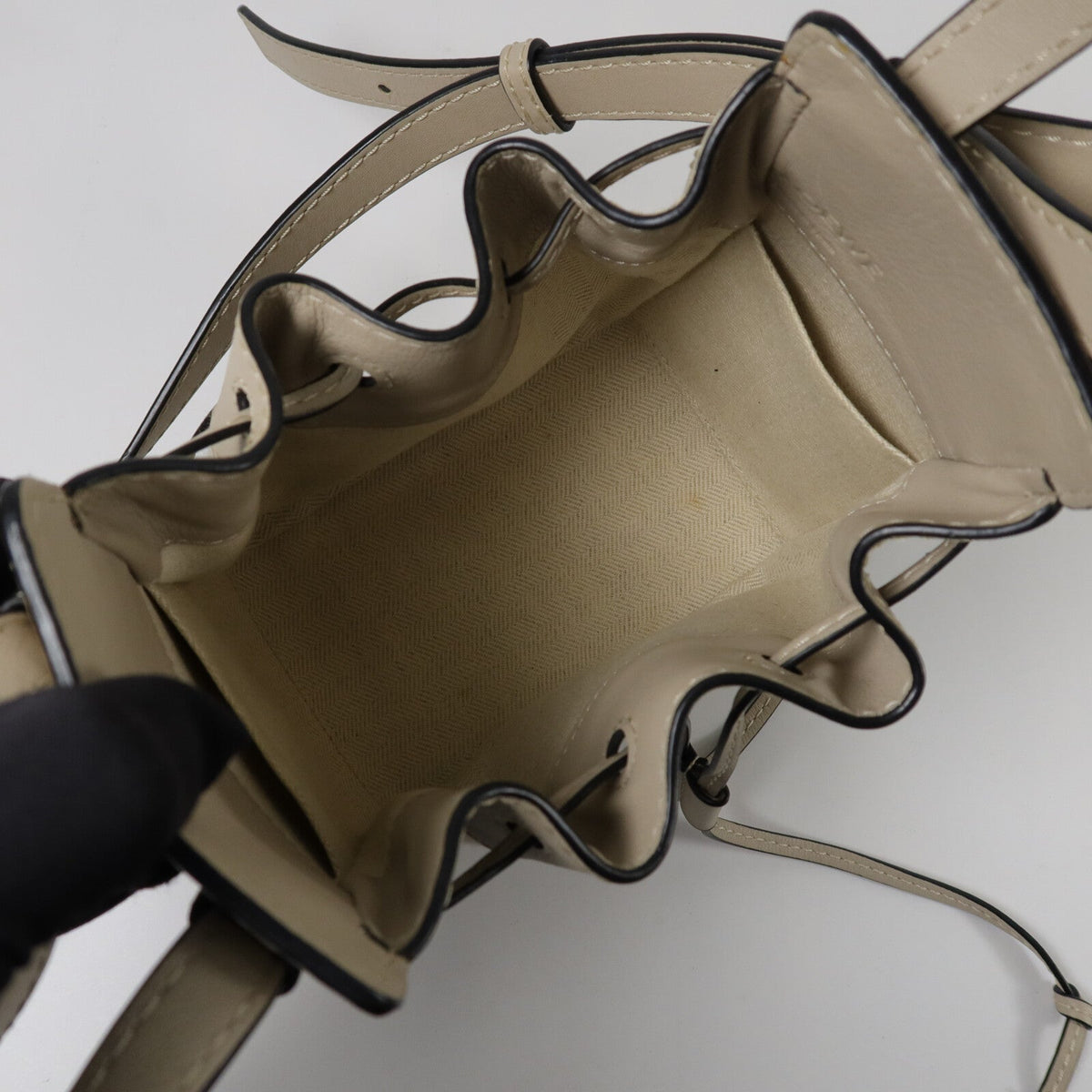 LOEWE Mini Hammock · Canvas & Calfskin