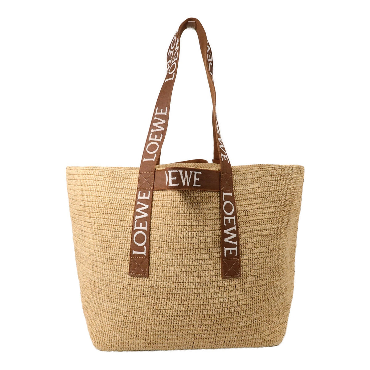Loewe Fold Shopper · Raffia