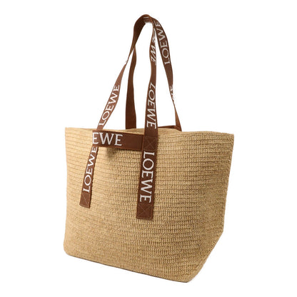 Loewe Fold Shopper · Raffia