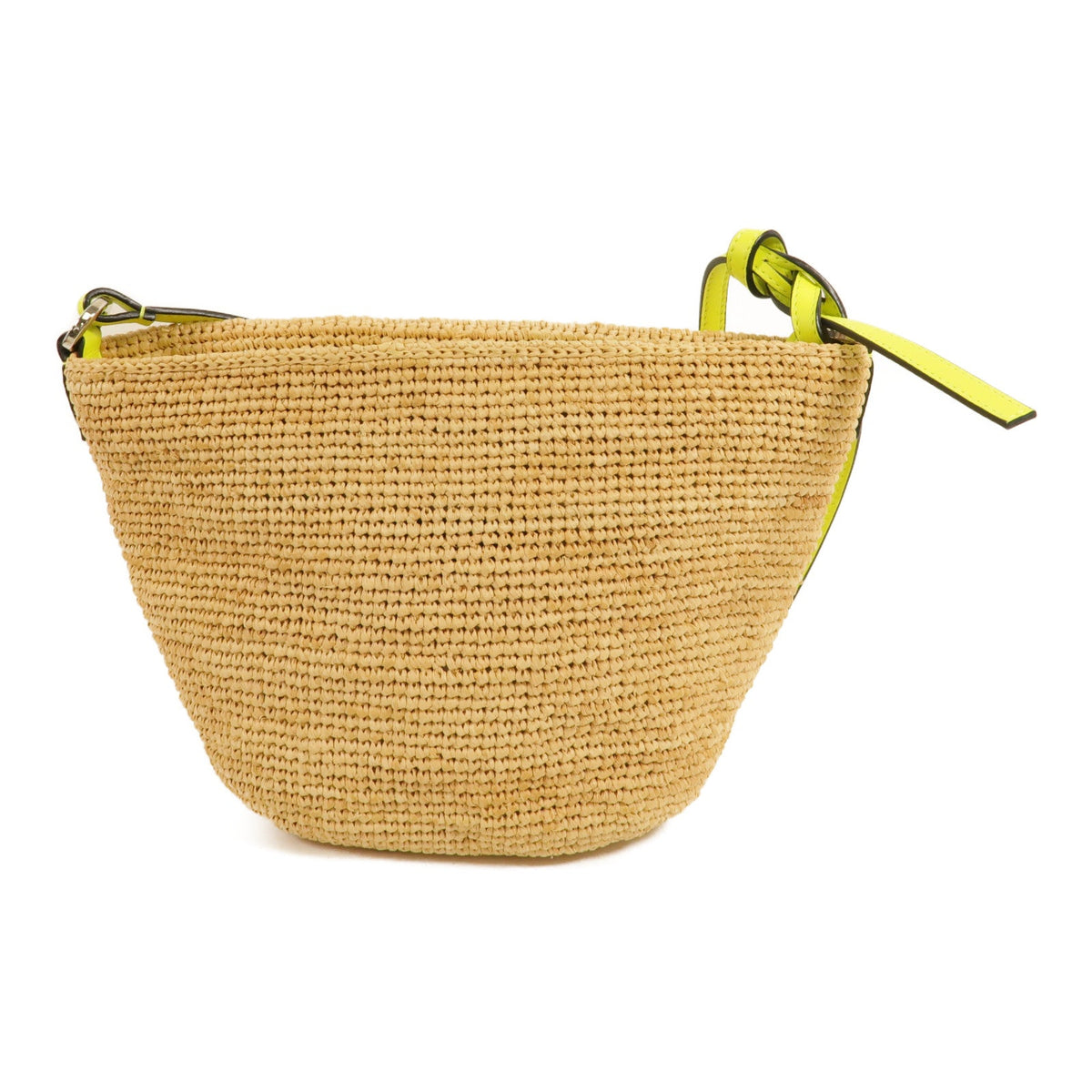 Loewe Slit Pochette · Raffia
