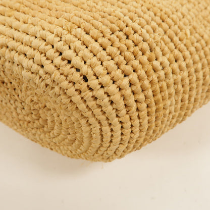 Loewe Slit Pochette · Raffia