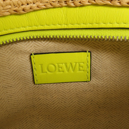 Loewe Slit Pochette · Raffia