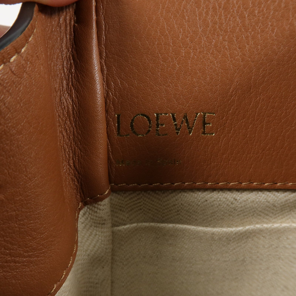 Loewe Hammock Mini · Canvas & Calfskin