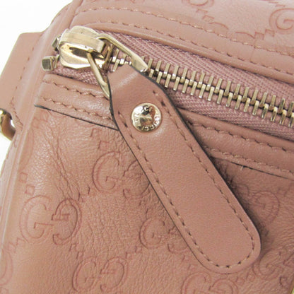 tokyopieces.com Gucci Guccissima blush pink leather Boston bag with embossed monogram and gold zipper detail.